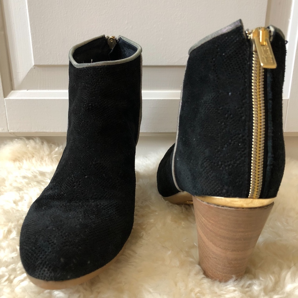 Black Anthropologie booties